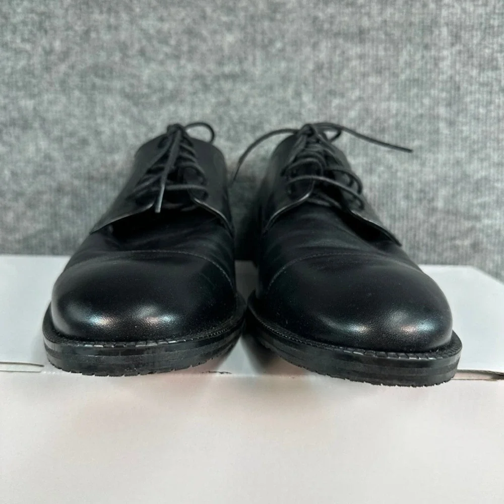 Cole Haan Grand Evolution Waterproof Black Leather Cap Toe Oxford Dress Shoes 9